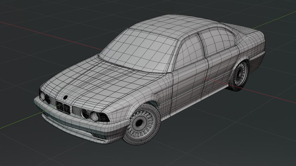 3d car model