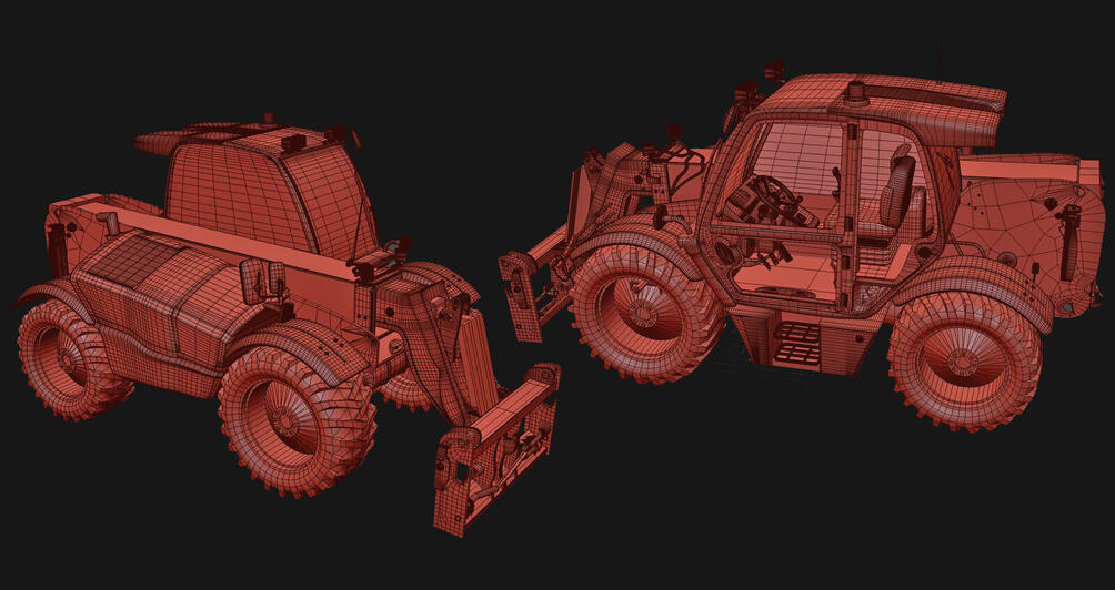 3d farm machinery