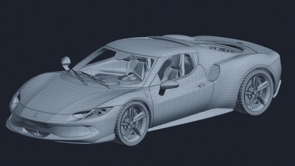 3d car model