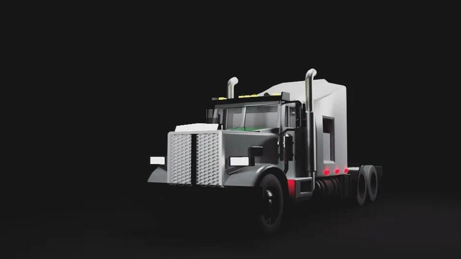 3d truck model